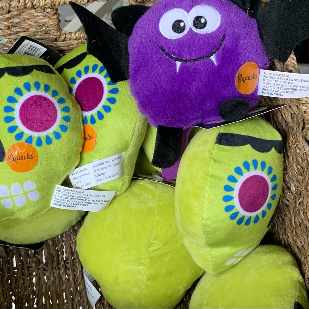 Spooky dog toys